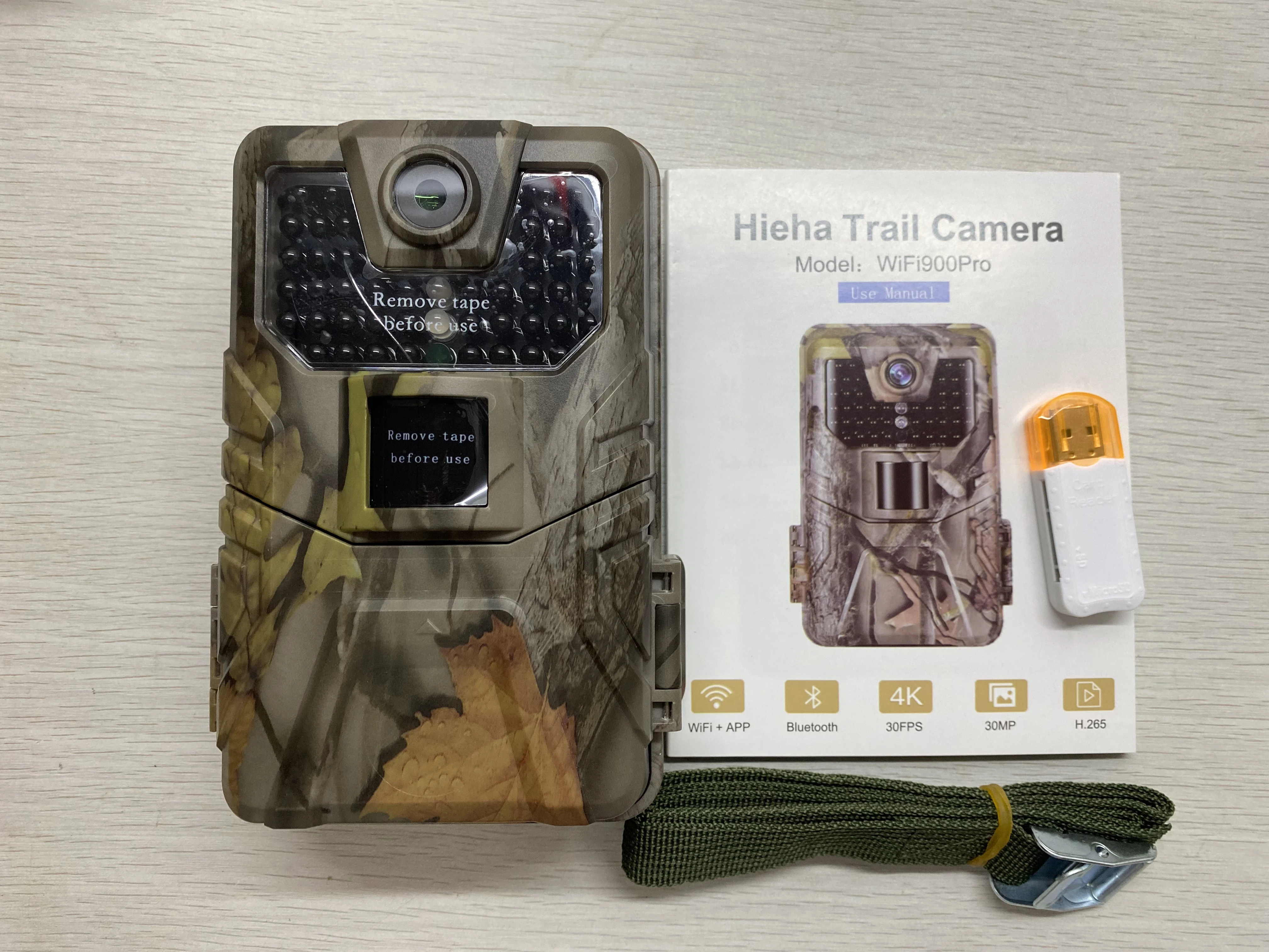 Suntekcam WIFI Trail Camera 4K 30MP APP Bluetooth Control Hunting Cameras Night Vision WIFI900PRO Wildlife Surveillance