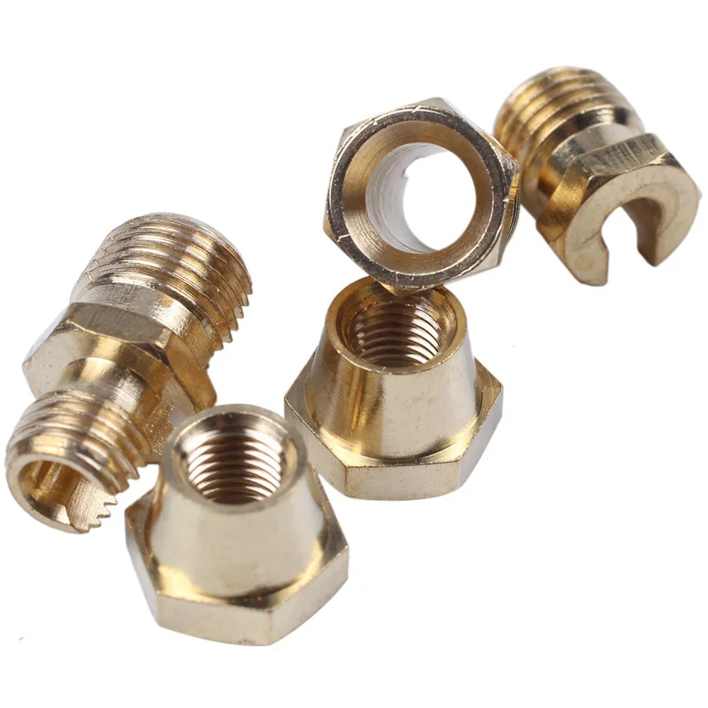 FAST-6Pcs 1500Mm Gas Stove Universal Thermocouple Kit M6X0.75 With Overflow Nut (Five) Replacement Thermocouple