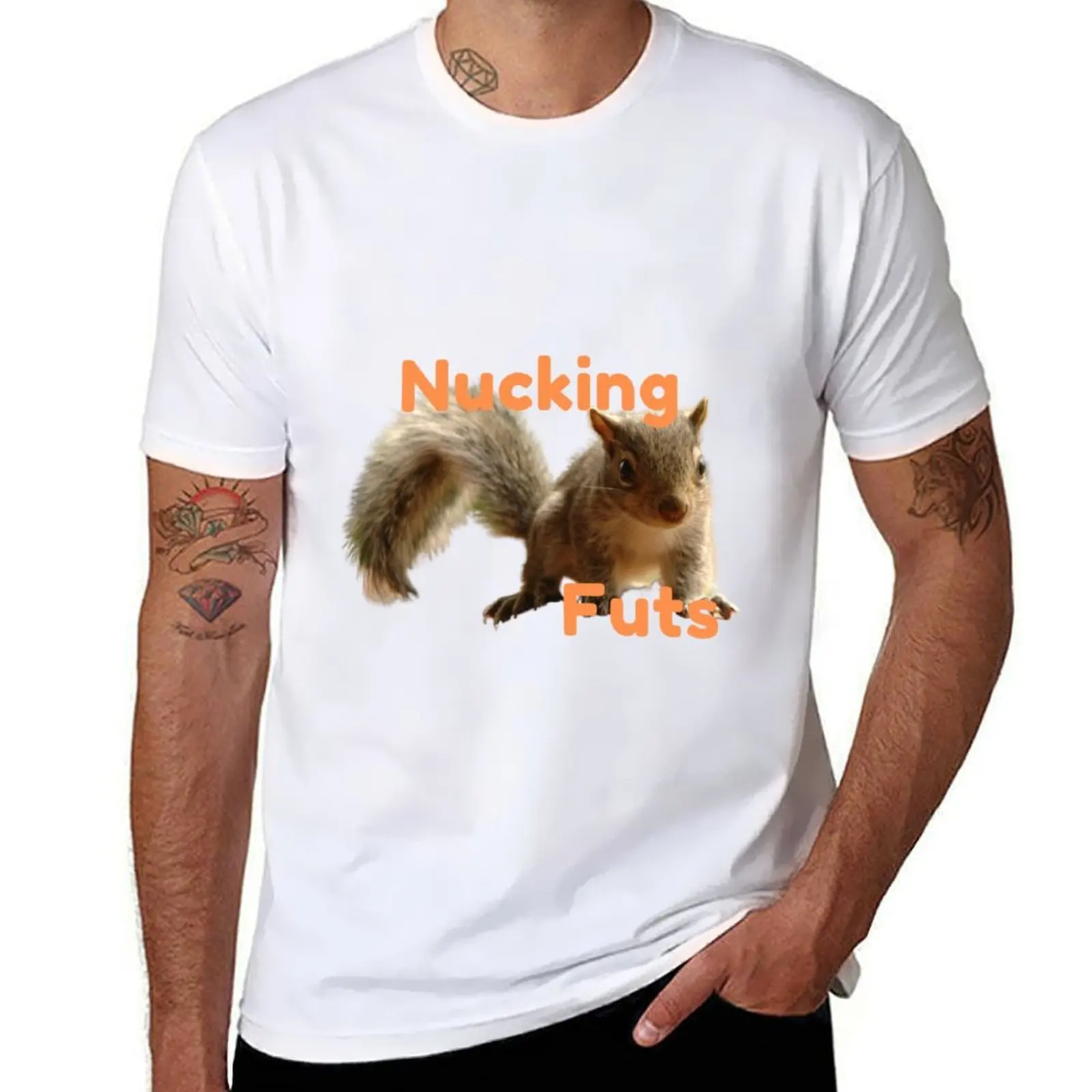 

Nucking Futs T-Shirt men t shirt cotton 100% t shirts for man cotton funny T-Shirt