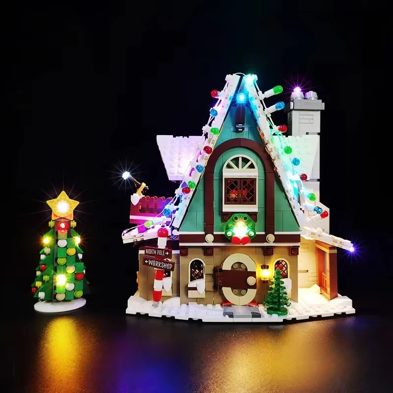 BRIXSPARK LED Lights Kit for Lego 10275 MOC Building Blocks, USB DIY Lights Set For Lego Elf House, Model Bricks Not Included view 2