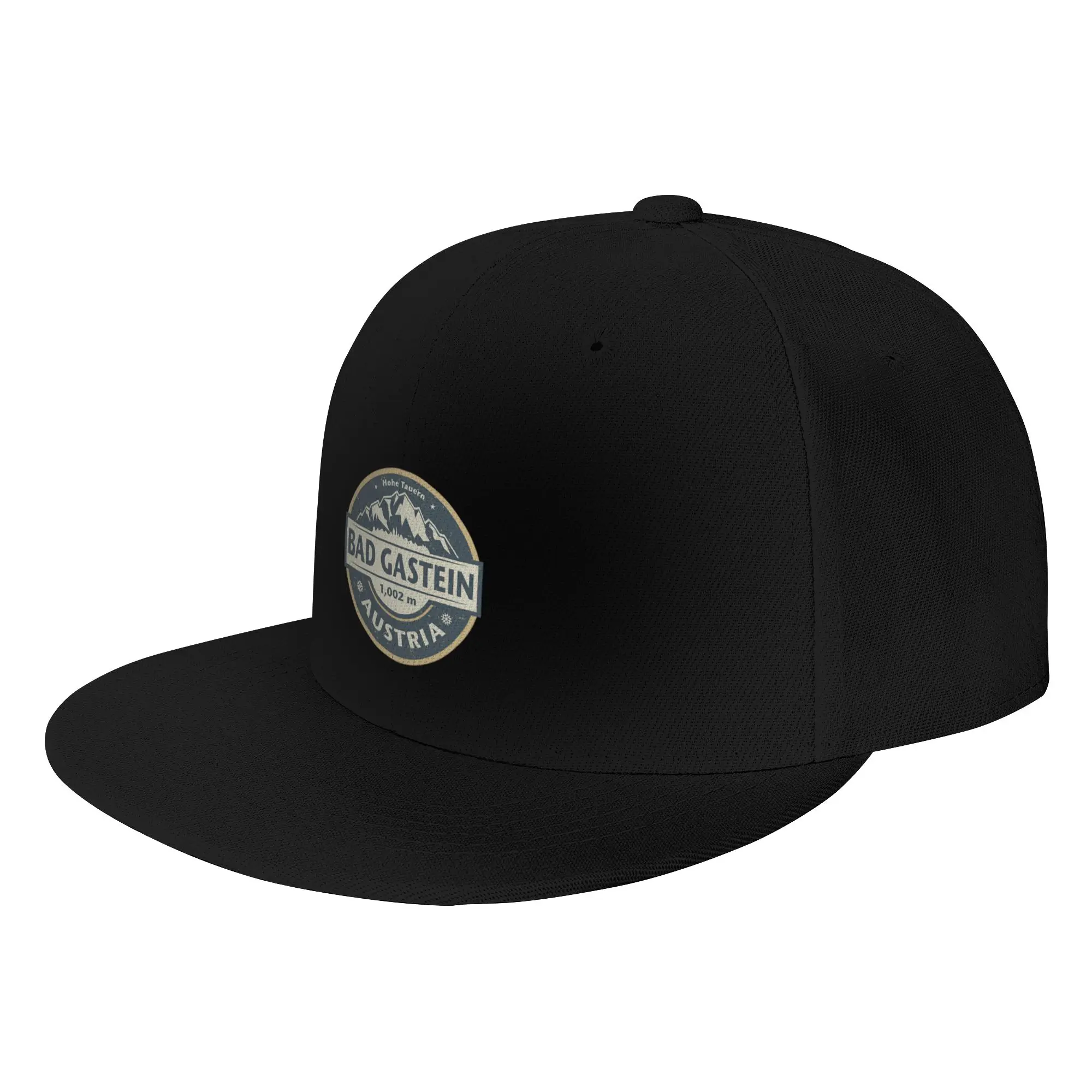 Fashion Bad Gastein  Austria Flat Brim Sun Hat  Unisex Style Caps