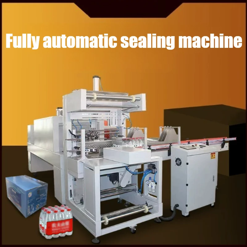 Automatic Side Push PE Sleeve Film Shrink Wrapping Machine High Efficiency for Drink Beer Egg Carton Foam Door Box Packaging