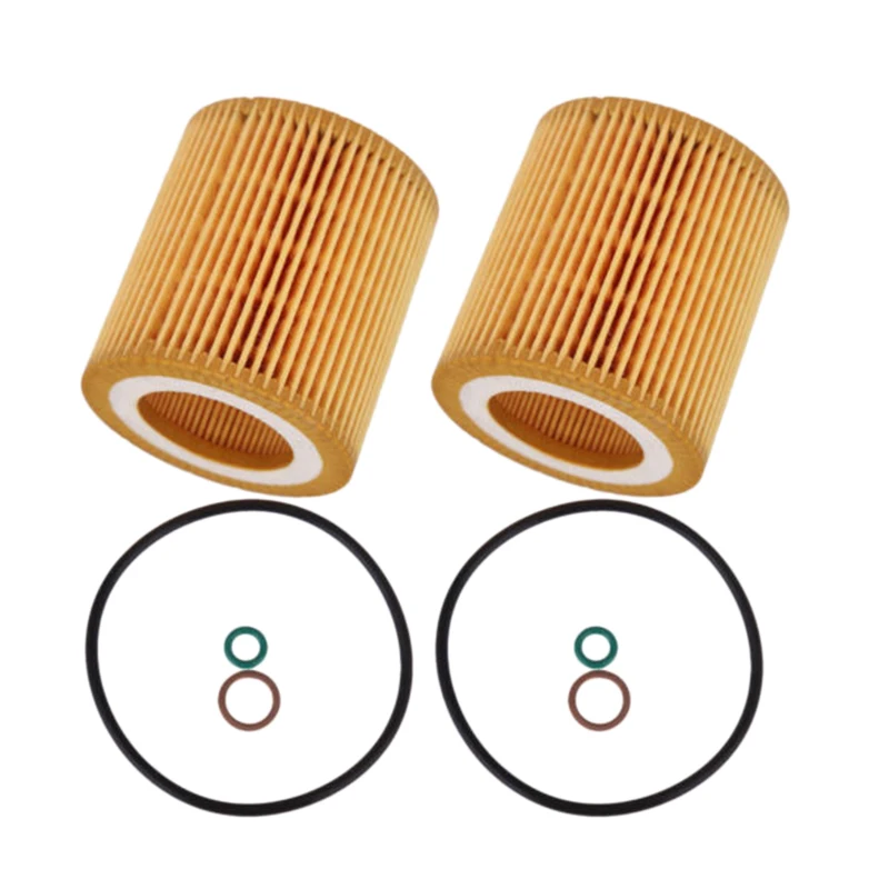 2Pcs Car Engine Oil-Filter for BMW MANN HU816X 11427541827