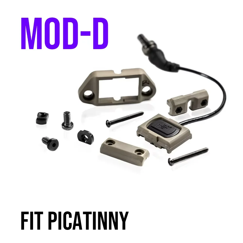 SOTAC Tactical Romote Switch for SF Scout Light, Picatinny and Adapter