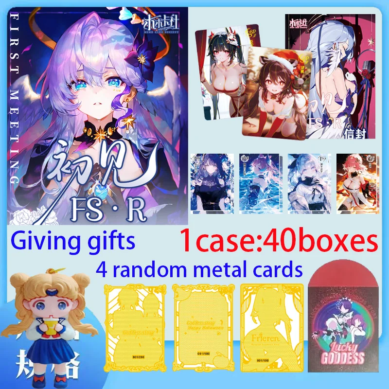 

Новая карта богини размера А4 XINKA FIRST MEETING Hobby Коллекционные пряные доски Doujin Booster Box Редкая пилинг-карта LSP SSP Игрушки Подарки