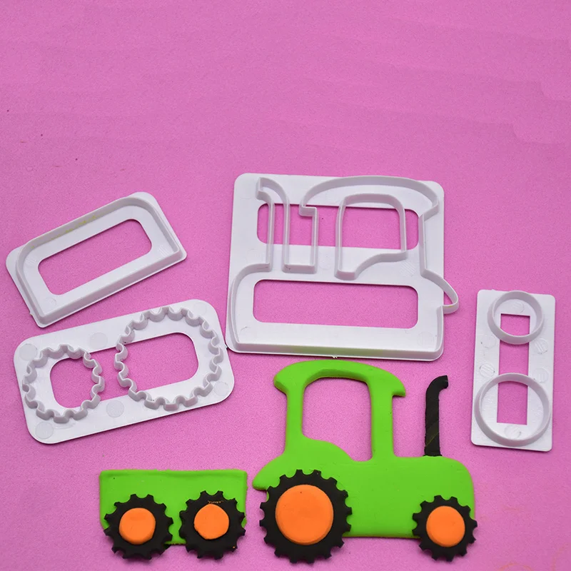 Traktor-Kuchenaufsatz, grün, für landwirtschaftliche Fahrzeuge, Autos, alles Gute zum Geburtstag, Kuchenaufsatz für Kinder, Bauernhof-Traktor, Mottoparty, Traktor-Kuchendekorationen – Detail 6