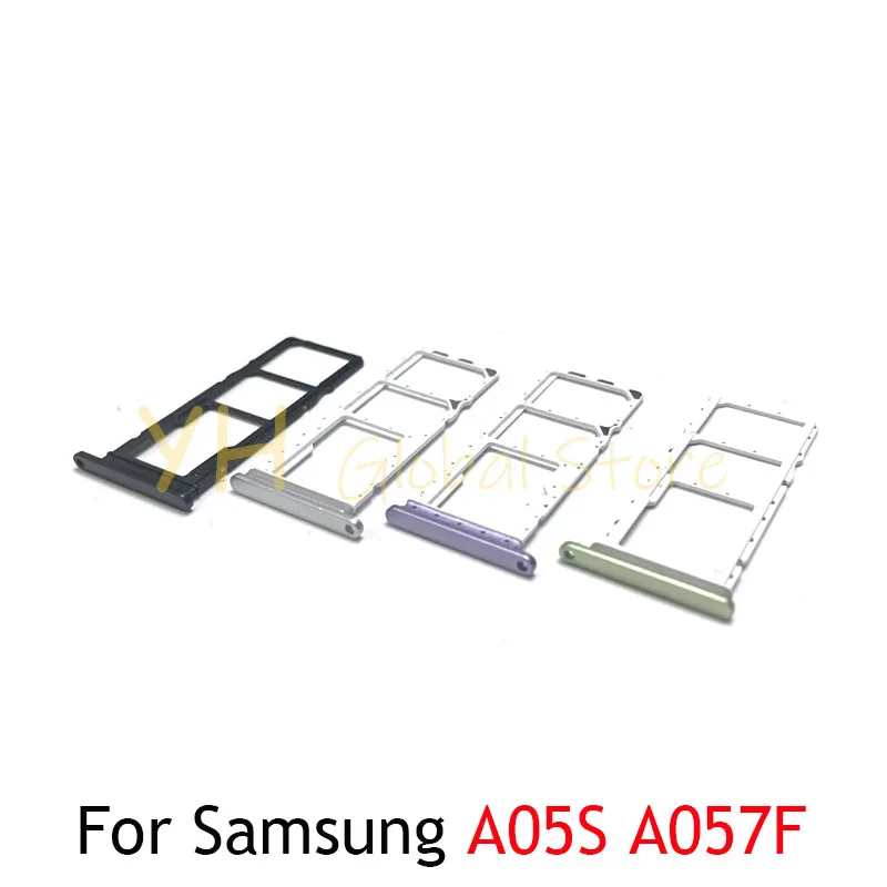 20PCS For Samsung Galaxy A05 A055 A06 A05S A057 A065 Sim Card Slot Tray Holder Sim Card Reader Socket Repair Parts