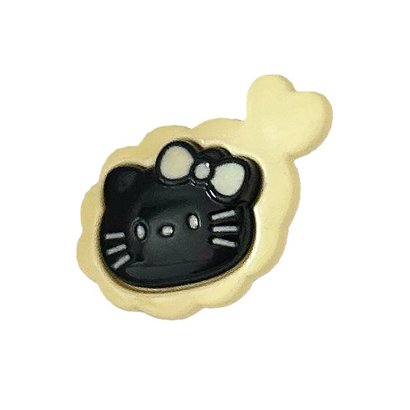 Sanrio Anime Hairpin para Meninas, Café Dos Desenhos Animados Colorido, Clipe De Duckbill, Acessórios De Cabelo Bonitos, Presente De Anime, Hello Kitty, 1Pc