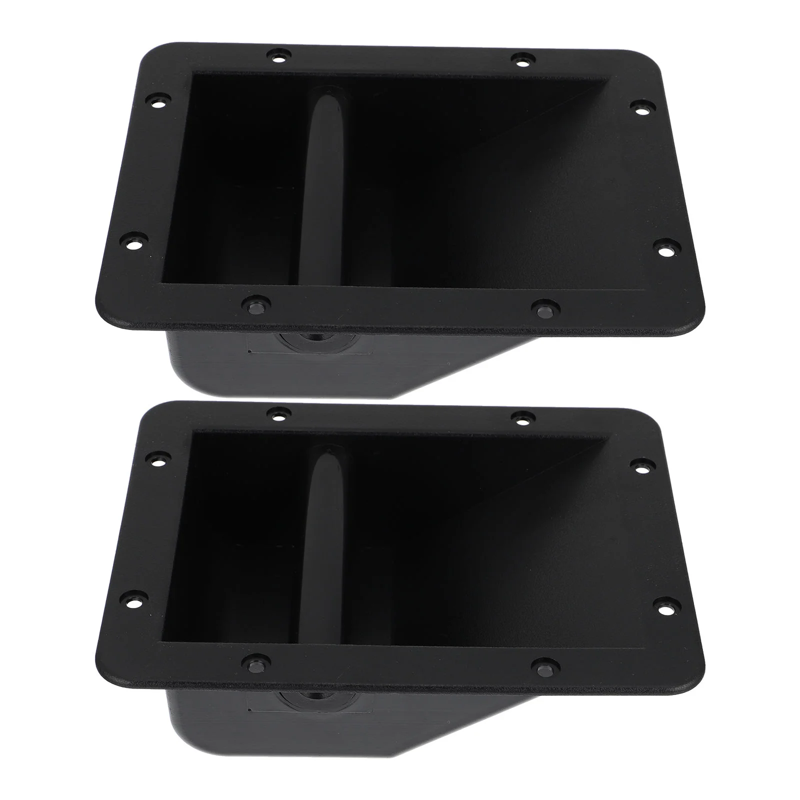 2 Pcs Speaker Side Handle Recessed Loudspeaker Handles Stage Audio Speakers Plastic Cabinet Subwoofer Amplifier