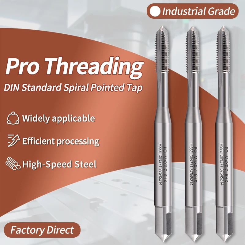 1 шт. HSSE-M35 DIN371 стандартный спиральный метчик M2M3M4M5M6M8M10M12M метчики для машинной резьбы 1 шт. HSSE-M35 DIN371 стандартный спиральный метчик M2M3M4M5M6M8M10M12M метчики для машинной резьбы