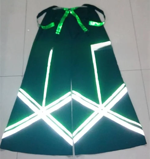 Kagneen Reflective Ghost Dance Pants Ultra Light Street Cool Sport Trousers Fluorescent Double X Large Graphics Men's Sportswear