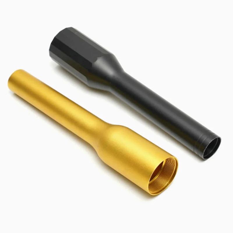 

High Precision Customized Aluminium CNC Machining Parts Services Hollow Threaded Pipe Fitting with Varying Diameters