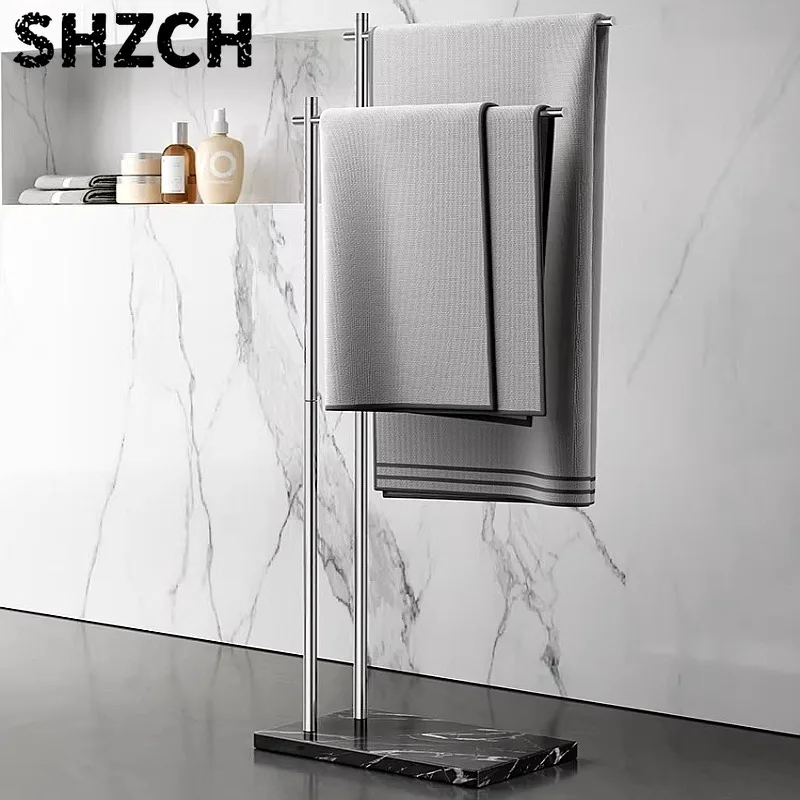 modern-marble-floor-towel-rack-stainless-steel-bathroom-organizer-ladder-shelf