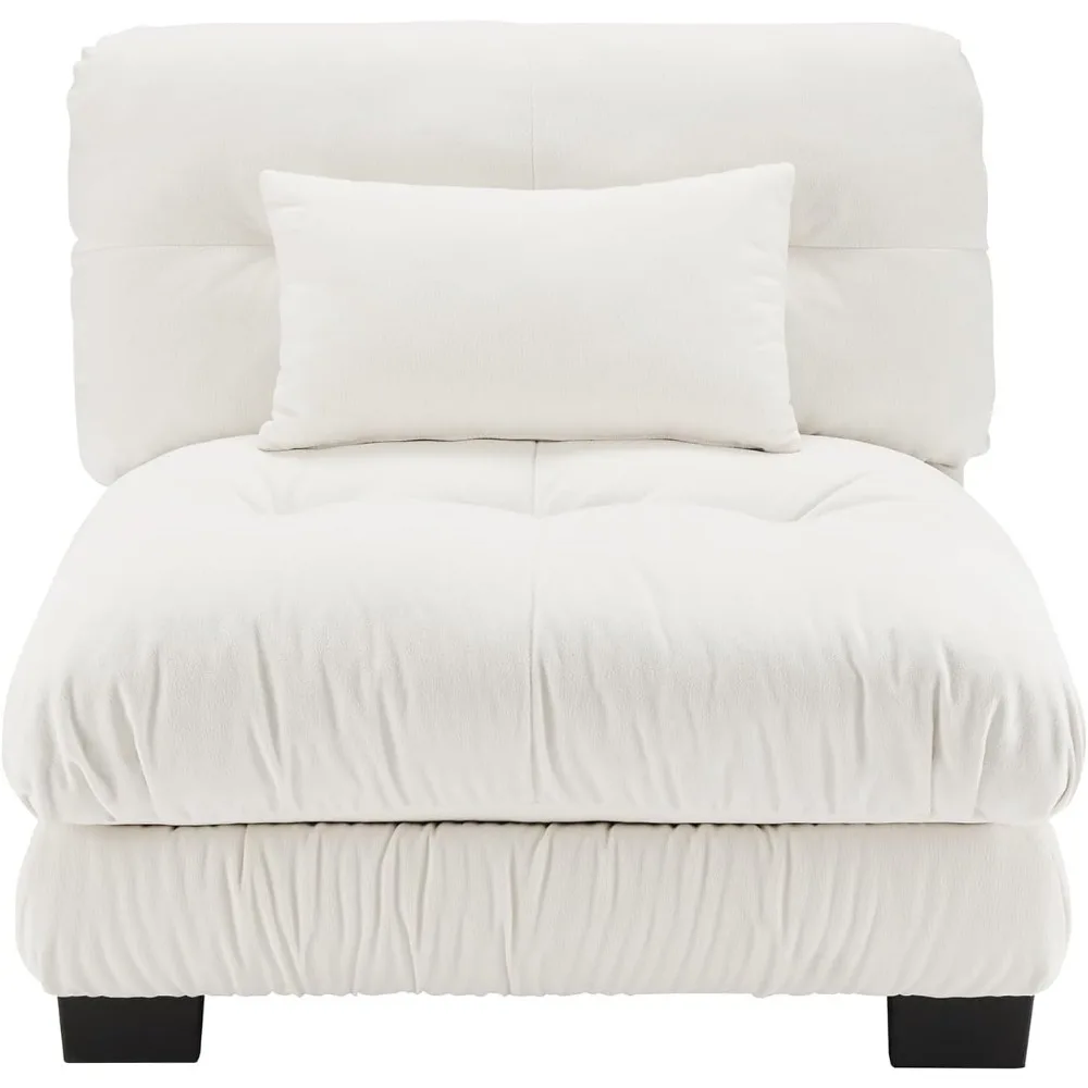 Otomana azul con diseño tradicional para cómodas salas de estar y interiores elegantes