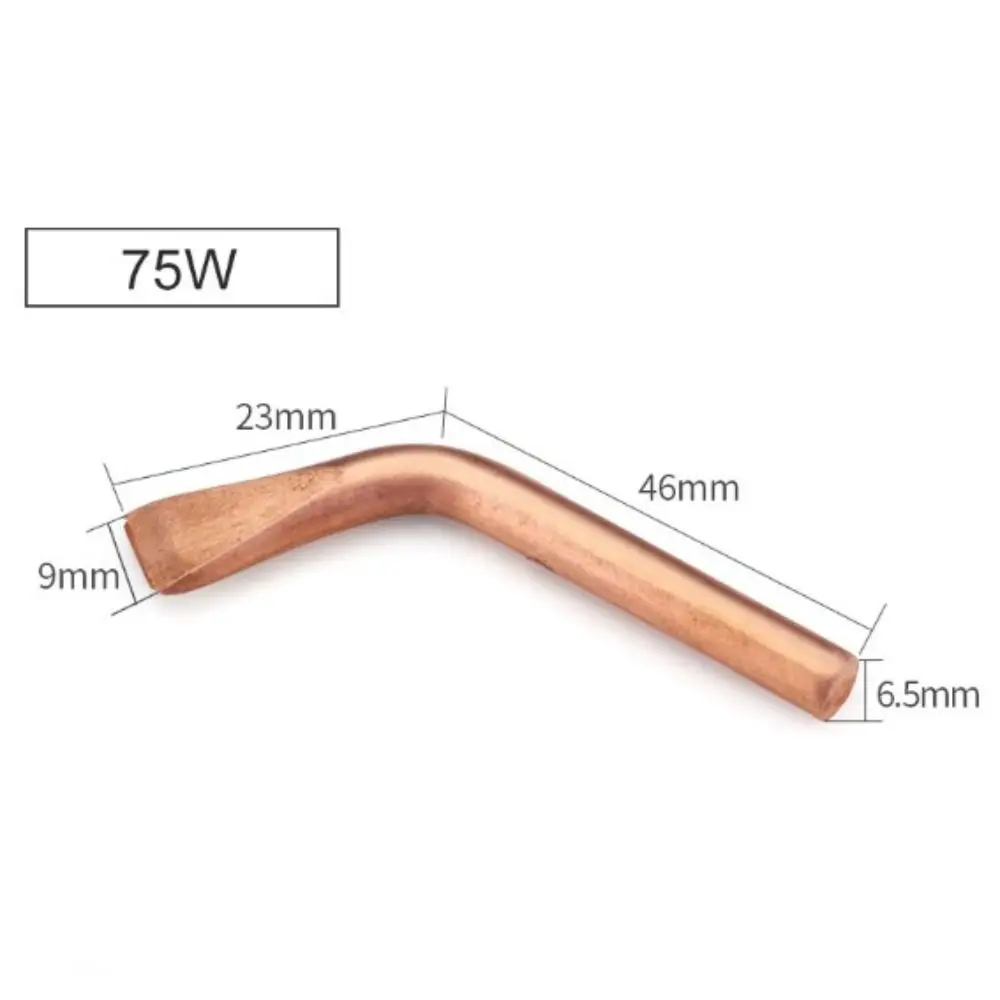 New 100W150W200W300W500W Electric Soldering Iron Tip Pure Copper High Power Large Area Welding 9 Styles External Heat Tip view 5