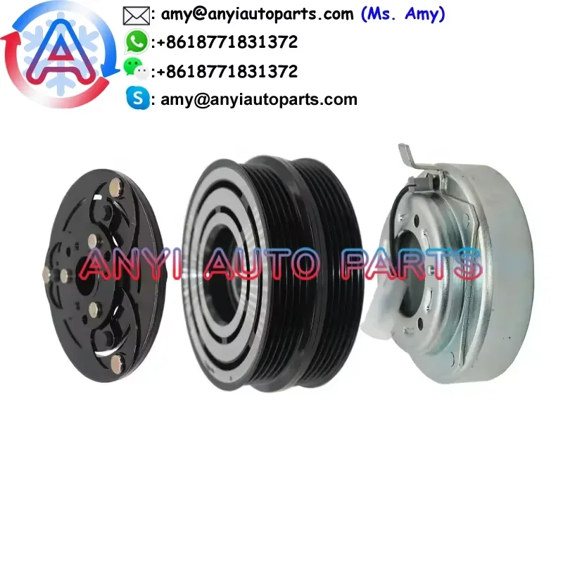 

CA6015 car auto ac compressor CLUTCH ASSEMBLY DKS15D 10PK for VOLVO 3M5H19D629MJ 3M5H19D629MK 3M5H19D629ML