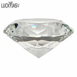 1PC Clear Crystal Big Glass Diamond Party Large Romantic Diamond Decoration Proposal Home Decoration Ornaments Crafts Gifts