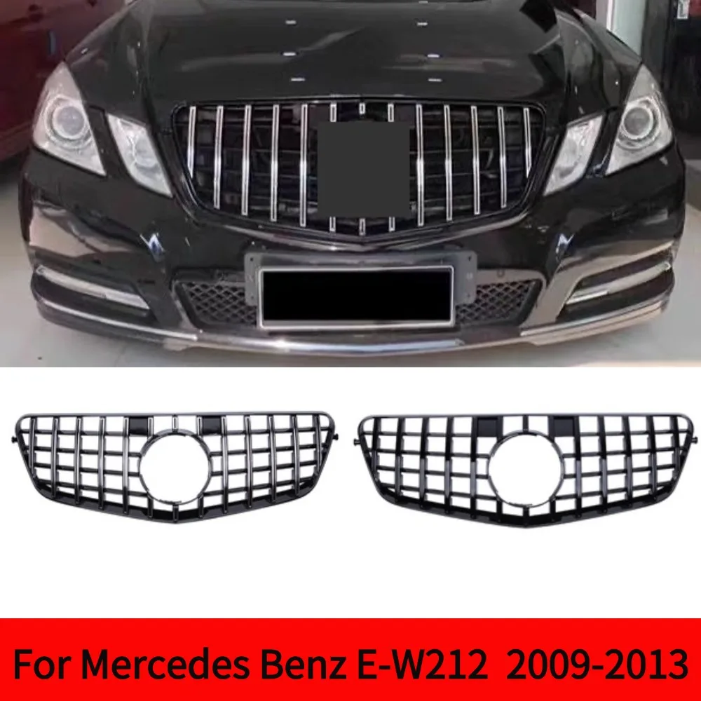 

For Mercedes Benz E-W212 E200L E260L 2009-2013 Car Front Bumper Grille Body KitGT Diamond Styling Grill Tuning Auto Accessories