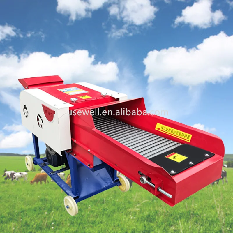 Farm Hay Corn Cotton Stalk Grass Rice Wheat Straw Crushing Silage Shredder Forage Chopper Cutting Chopper Machine