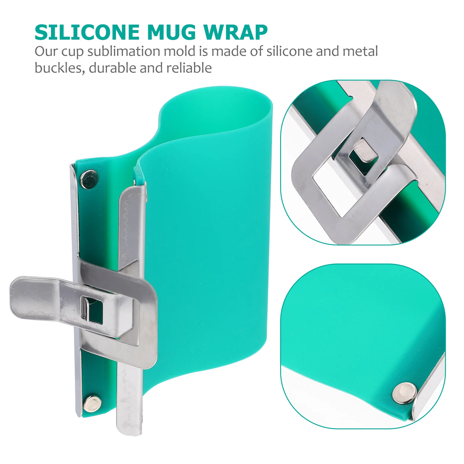 

Силиконовая пленка для кружки, 11 унций, сублимационный зажим для печати на кружку, фиксирующий инструмент, многоразовая форма для переноса чашек, простая установка