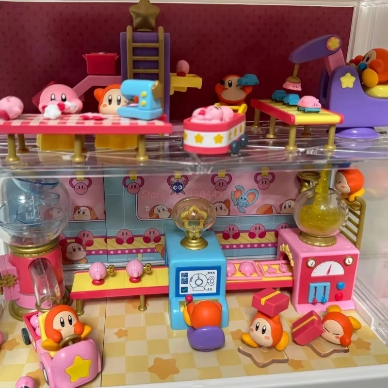 

Новый оригинальный запас Re-Ment Kirby And Waddle Dee'S Toy Factory Series слепая коробка миниатюрный сцены дисплей высокого качества подарок на день рождения