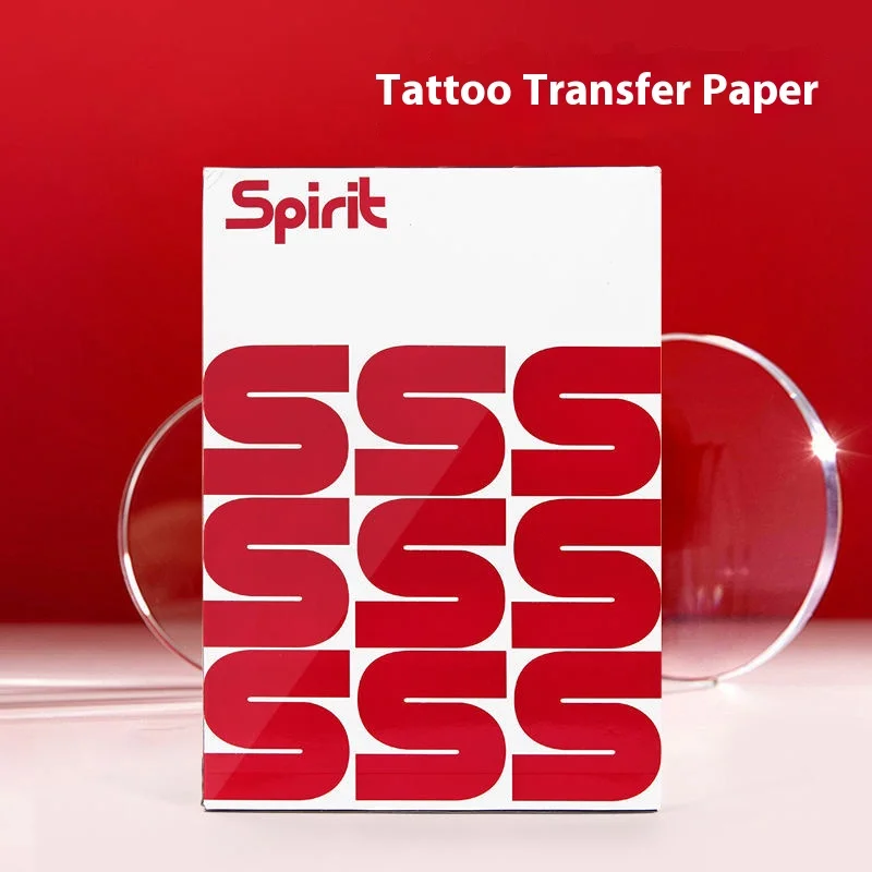 100pcs A4 Tattoo Thermal Transfer Paper Set Clear Non-Blurry Design for Quadruple Heat Transfer Machines Tattoo Printing