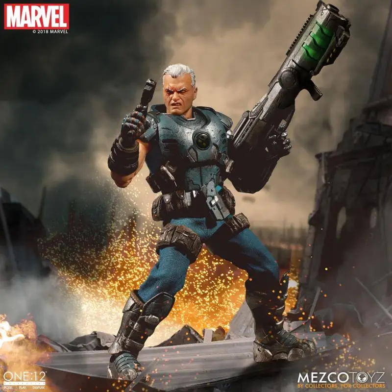 โมเดลของสะสม Mezco ONE:12 รุ่น Cable ของแท้ ประกอบเอง ของเล่นสะสม ของขวัญ
