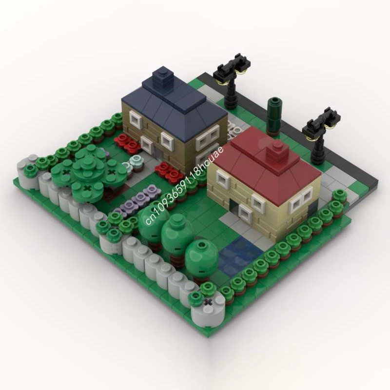 429pcs MOC Modular Family Houses 1 Educational Model Building Blocks Christmas Gift Fun and Educational DIY Perfect Learners