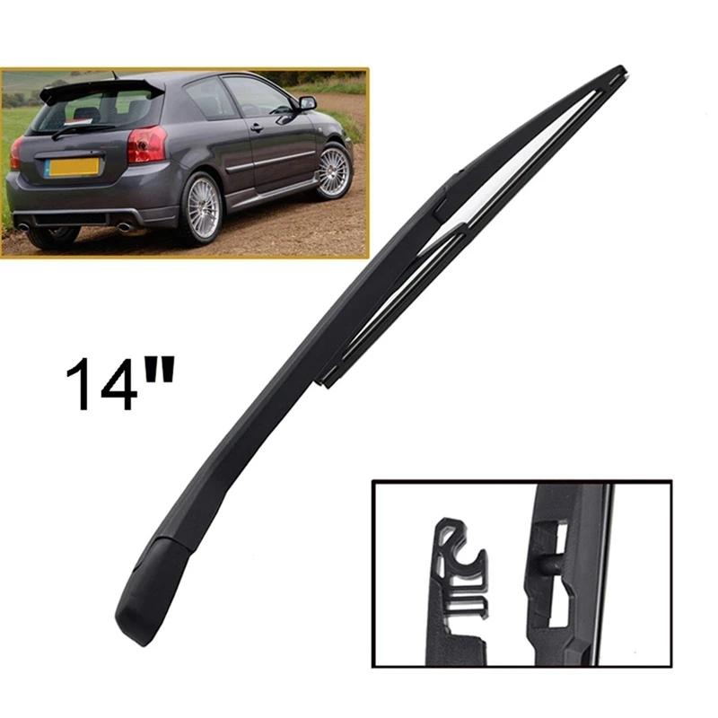 Car Wiper Arm Rear Windscreen Wiper Blade Arm Set/Fit For -Toyota Corolla Hatchback/E12 2002 2003 2004 2005 2006 2007