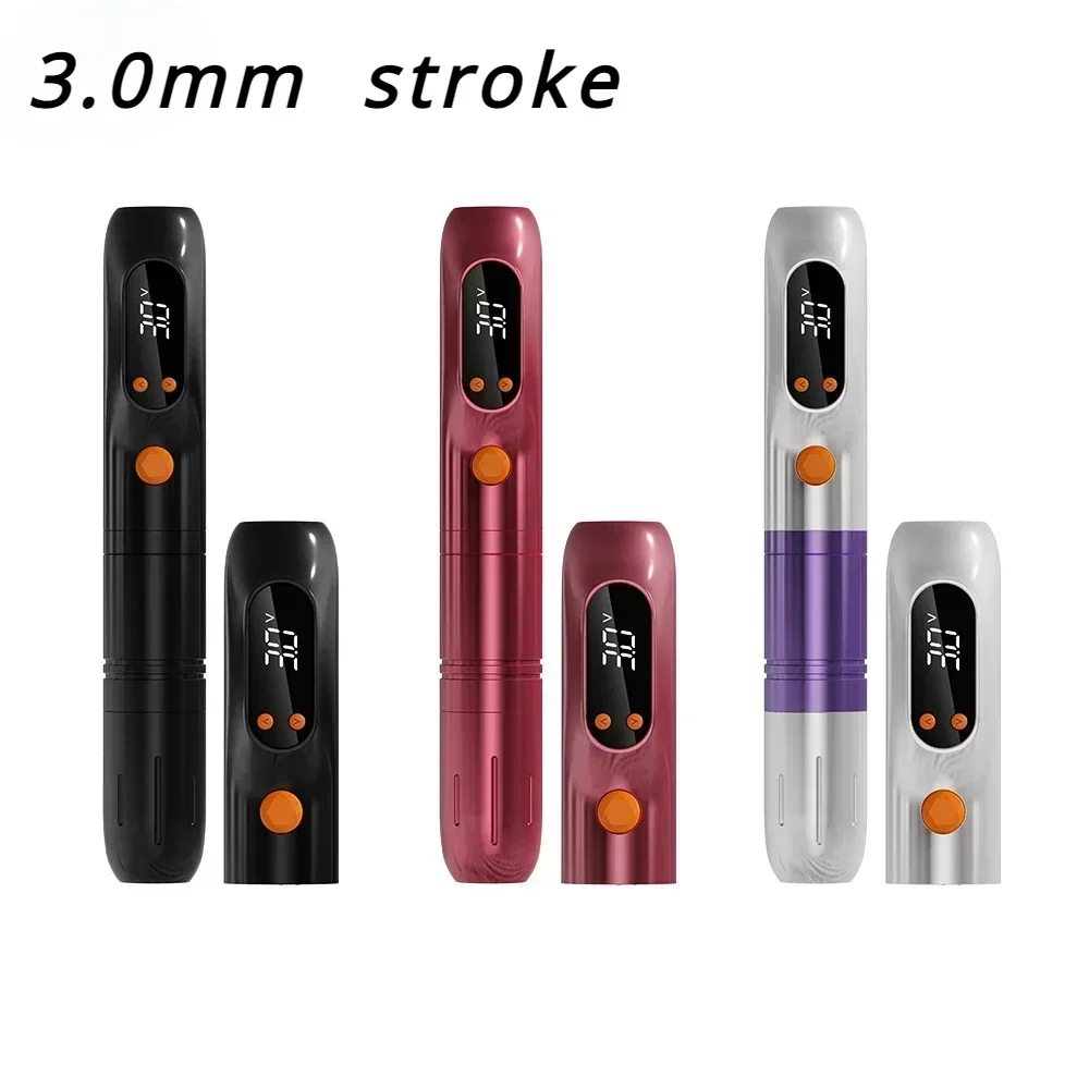 Stroke3.0mm2 Battery PMU MachineWirelessCustom Writing BrushEyebrow PMU Machine for Nano Stroke Tattoo Artist for Body Depiction