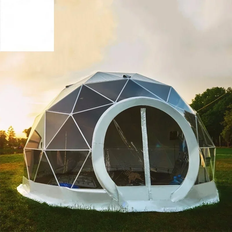 Transparent Waterproof PVC Winter Outdoor Camping Luxury Dome Tent Garden Igloo House With Insulation