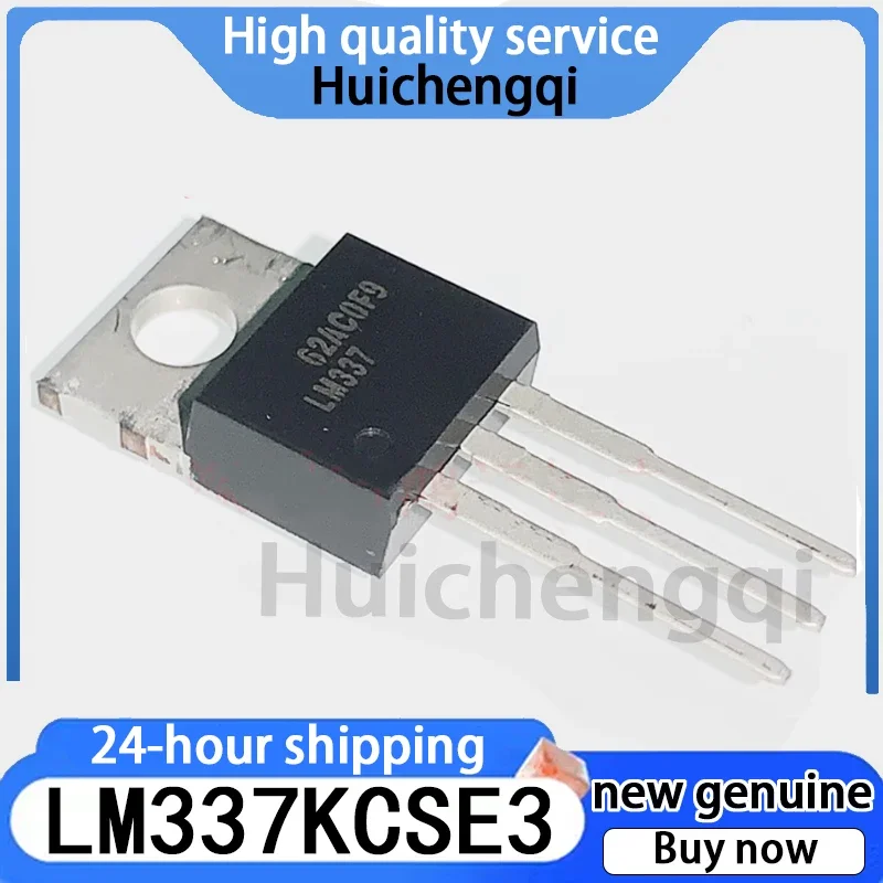 2PCS LM337KCSE3 Straight Insertion TO-220 1.5A Negative Voltage Adjustable Linear Regulator