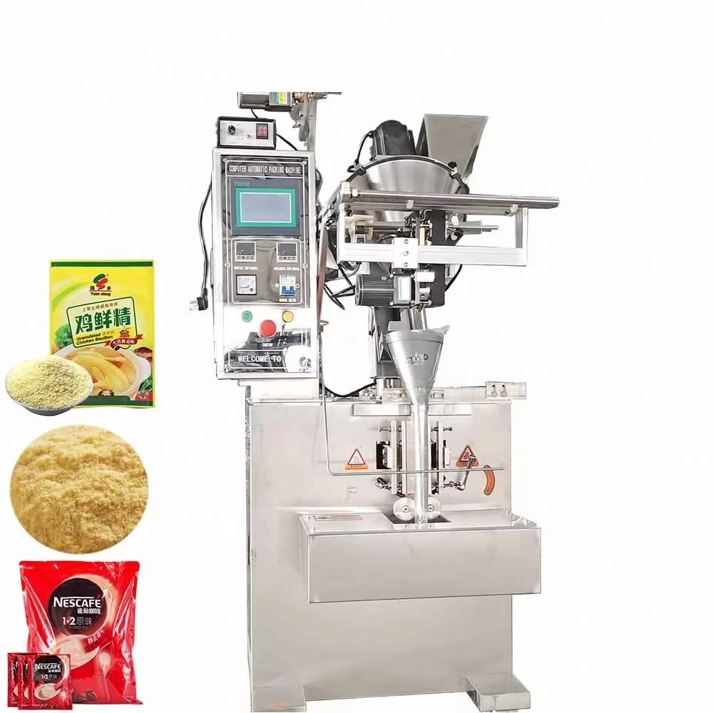 Multifunctional Coffee Packaging Machinery For Used Small 2 In 1 Liquid Powder Packing Machine 10 Gram