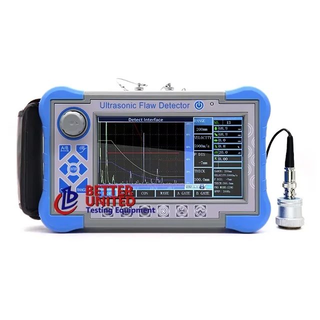 Ultrasonic flaw detector with a b scan/ultrasonic test ultrasonic flaw detector