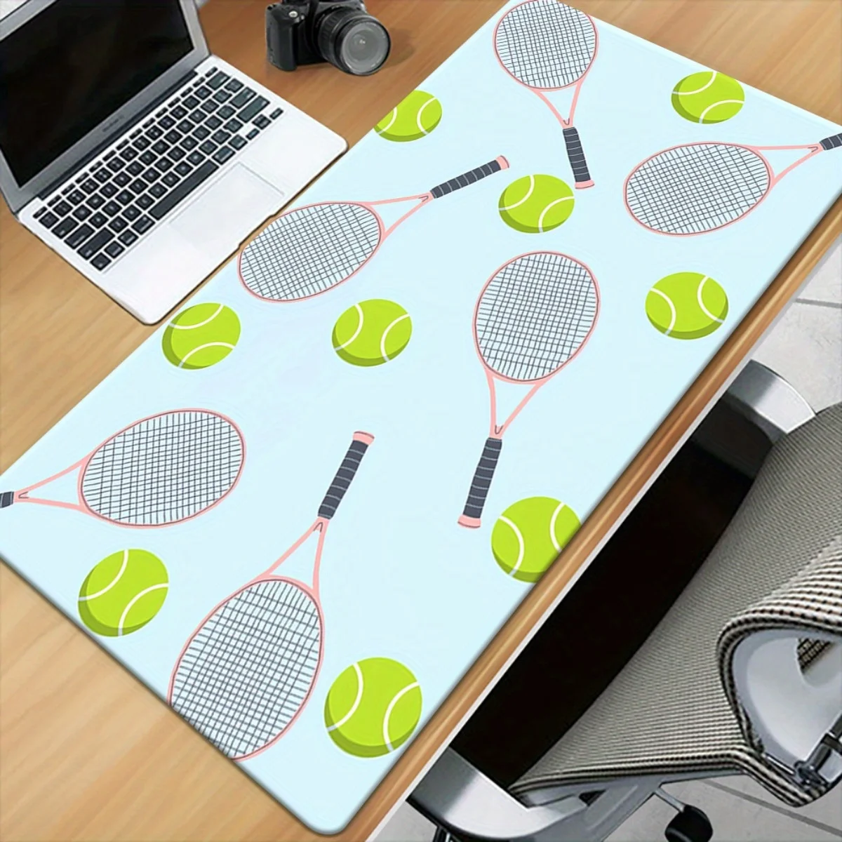 

1pc Tennis Pattern Desktop Mouse Pad Multi-functional Oversized Sport Mousepad Keyboard Game Mat for Office Computer PC Player