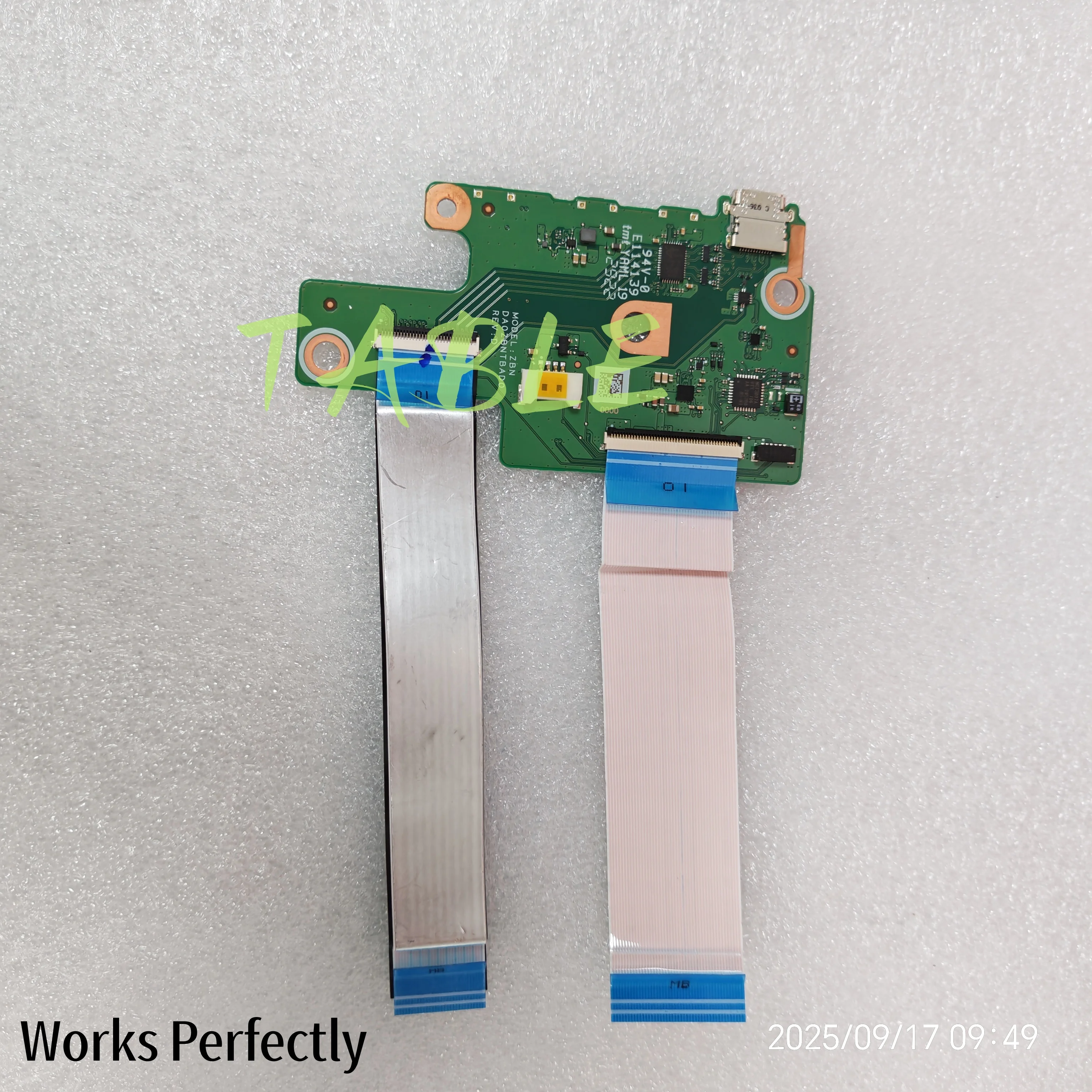

Genuine For Acer CP514-3H-R2D2 DA0ZBNTBAD0 USB- C Board With Cable Works Perfectly