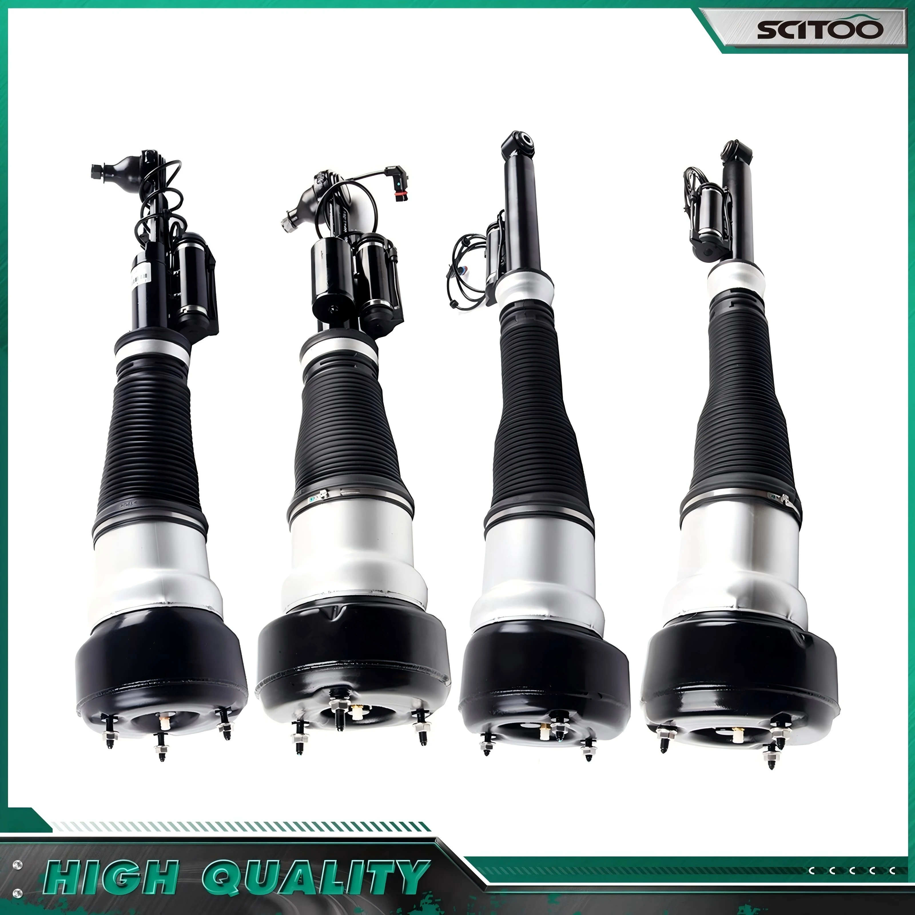 

4x Front and Rear Air Shocks For Mercedes-Benz W221 C216 CL550 S350 S500 4Matic 2006-2013 2213200138 A2213200138