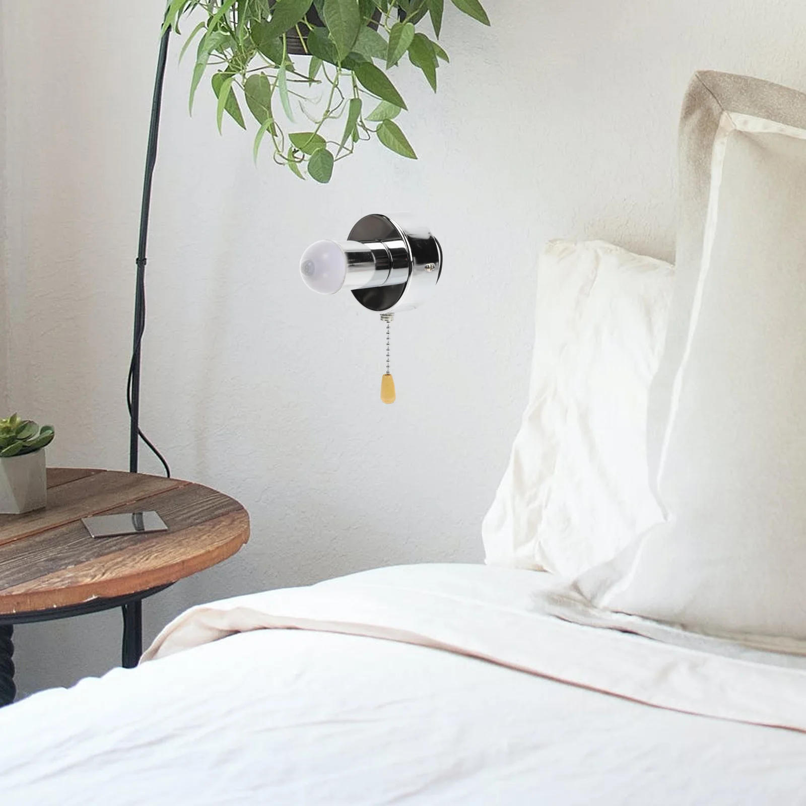 

1Set Wall Lamp Lampholder Pull Chain Switch Durable E27 Home Ceiling Light Accessory Pull Chain Lampholder Lamp Accessory