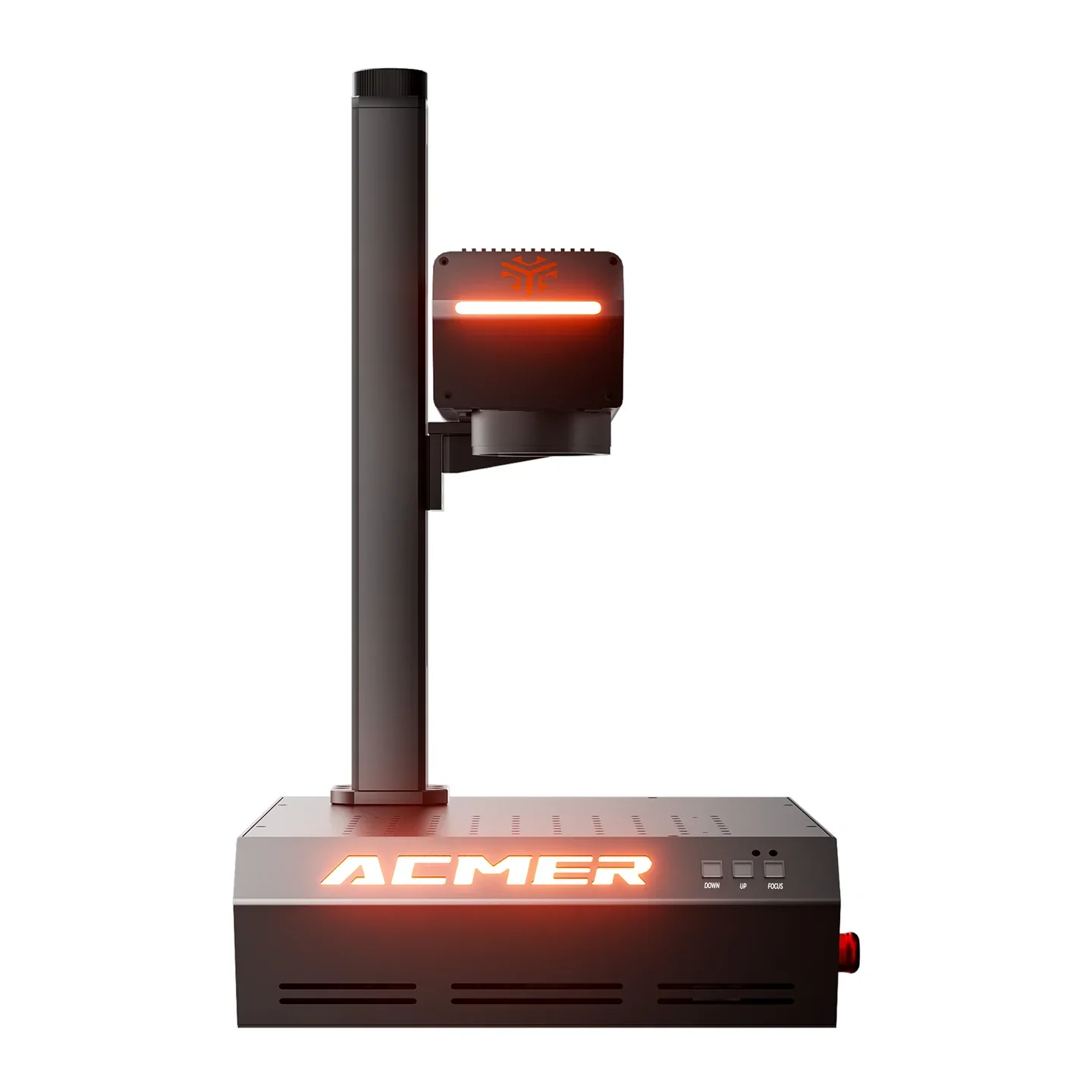 ACMER AM 30-100W Fiber＆MOPA Laser Marking Machine 10000 mm/s Speed, MOPA options for color & deep engraving