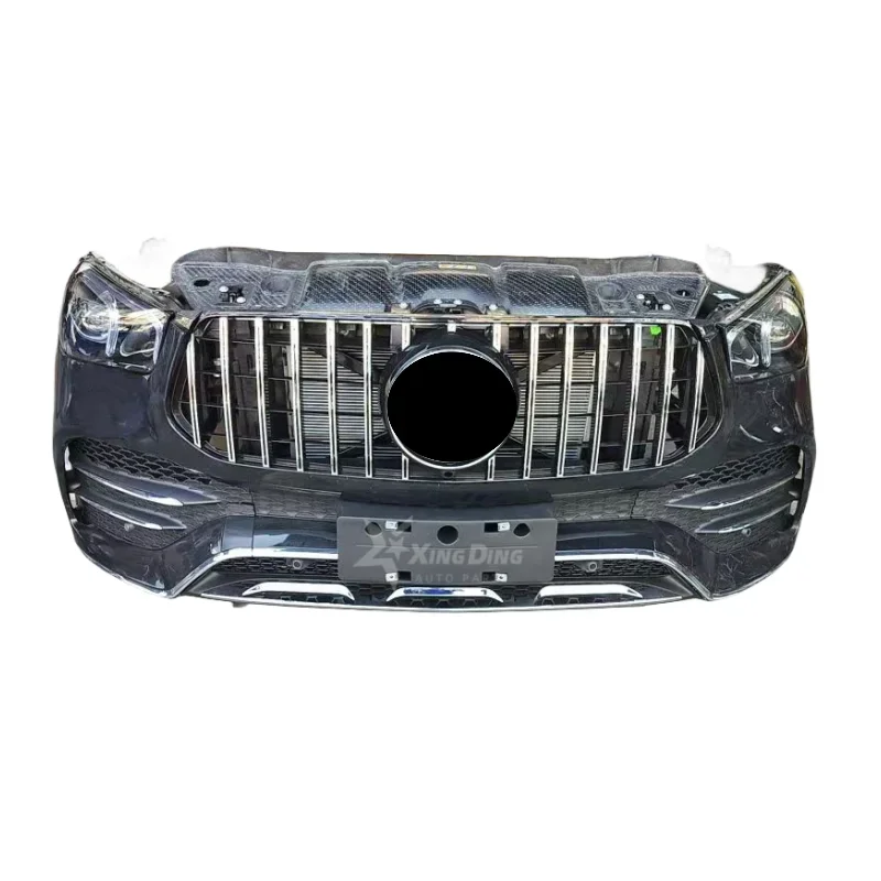 The best-selling For Mercedes-Benz GLE 166 167 AMG headlights front bumper with grille radiator body kit