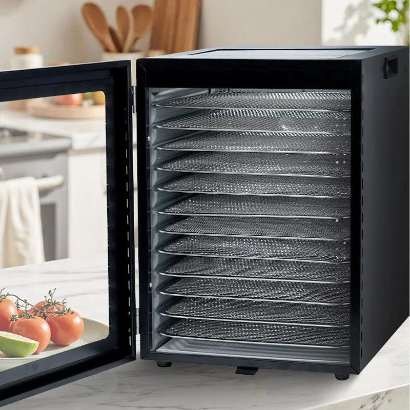 Hot Sale Electric Fruit Dehydrator Machine 12 Layers Food Drying Machine Multifunction Vegetable Meat Food Dehydrator