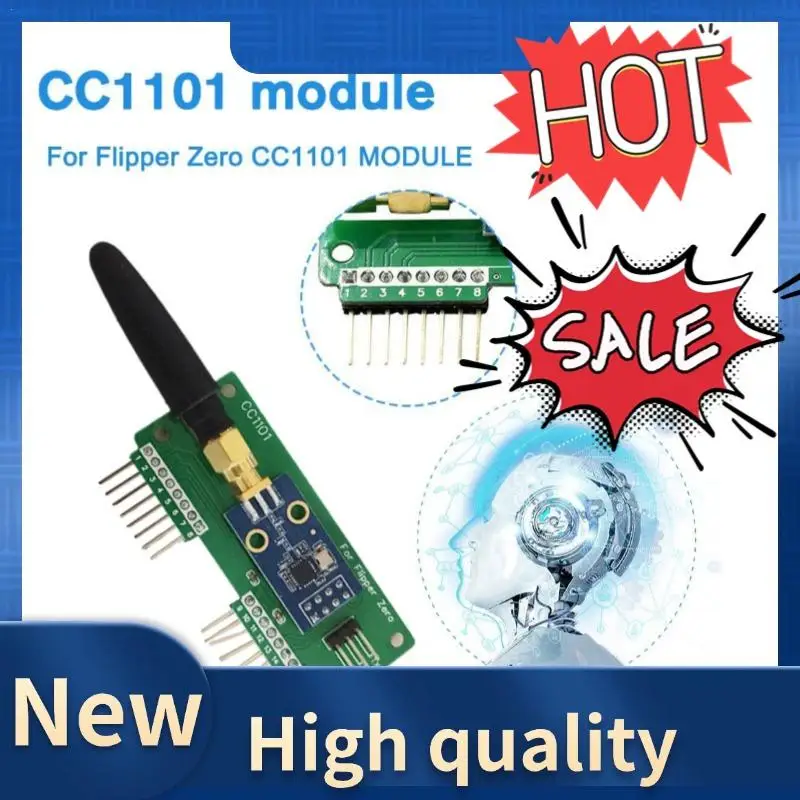 Новинка для Flipper Zero WiFi CC1101 SubGhz 433 МГц макетная плата GPIO модуль мыши
