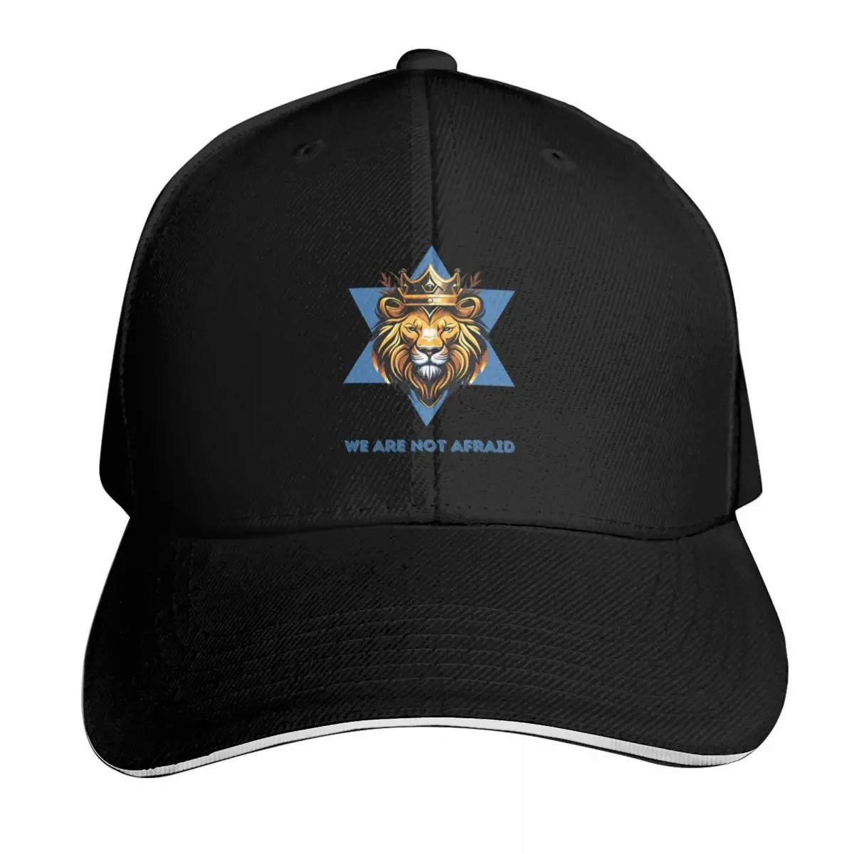 No tenemos miedo en el azul. León de Judá. Gorra de béisbol, un regalo ideal para él o para ella, para uso diario y actividades informales, de secado rápido y con buenas prestaciones.