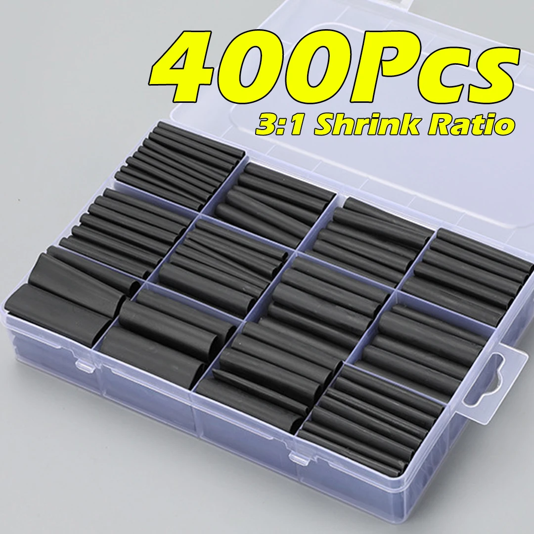 Double Layer Radiation-Crosslinked Polyolefin & Hot Melt Adhesive Heat Shrink Tubing - Insulation Waterproof Sealing Anti-Corros