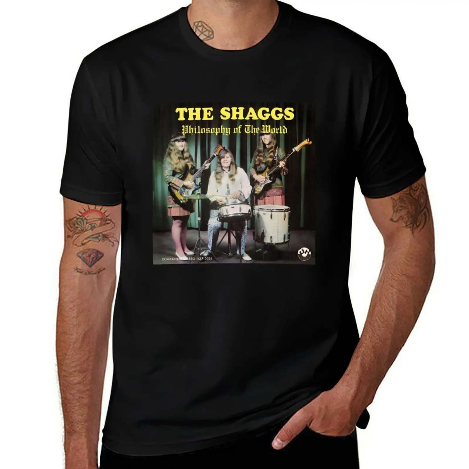Chemise The Shaggs Band |   Philosophy Of The World Concert Tee T-Shirt Casual Daily Wear Top à manches courtes