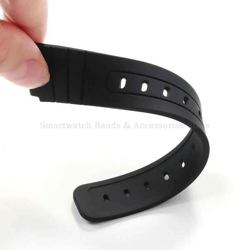 Rubber Soft Watch Strap 18mm for Casio F91W F84 A158/168/108/F105 AE1200/1300 W800H SGW400 Men Silicone Wrist Band Accessories