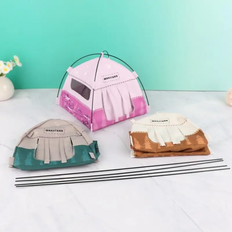 

1 Set Miniature Simulated Outdoor Tent Ornament 1:12 Scale Dollhouse Camping Tent Model Decoration DIY Accessories Photo Props