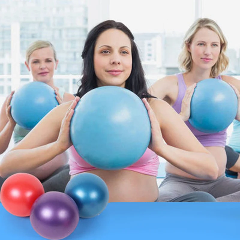 New 25cm Pilates Ball Yoga Ball Exercise Gymnastic Fitness Balance Exercise Gym Fitness Yoga Core Ball Indoor Training Yoga Ball