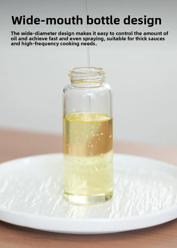 Szklany rozpylacz do oleju do gotowania, rozpylacz do oliwy z oliwek do sałatek, grillowania, gadżety kuchenne, akcesoria do pieczenia, do napełniania.
