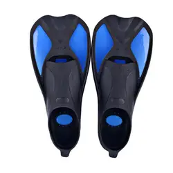 Swimming Flipper Professional Plastic Diving Fins for Adults Kids Short Blade Flippers for Swimming Training Snorkeling